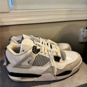 Air Jordan Sneakers with Black and White Soles